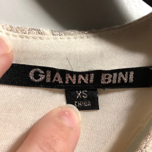 Gianni bini dress XS-cream, sparkly and cocktail! - Picture 2 of 3
